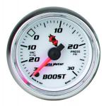 Boost/Vacuum: -30 to 30 PSI - C2 Stepper Motor Gauge (2 1/16)