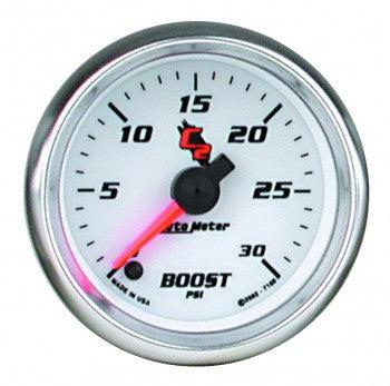 Boost: 0-30 PSI - C2 Stepper Motor Gauge (2 1/16)