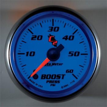 Boost: 0-60 PSI - C2 Stepper Motor Gauge (2 1/16)