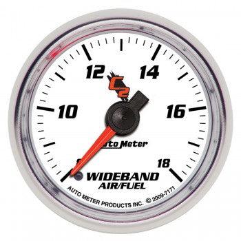 Wideband Air/Fuel Ratio: 8:1 - 18:1 AFR - C2 Analog Gauge (2 1/16)