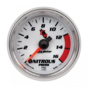 Nitrous Pressure: 0-1600 PSI - C2 Stepper Motor Gauge (2 1/16)