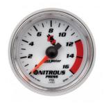 Nitrous Pressure: 0-1600 PSI - C2 Stepper Motor Gauge (2 1/16)