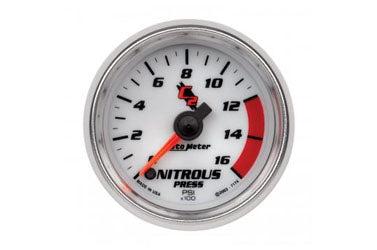 Nitrous Pressure: 0-1600 PSI - C2 Stepper Motor Gauge (2 1/16)