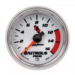 Nitrous Pressure: 0-1600 PSI - C2 Stepper Motor Gauge (2 1/16)