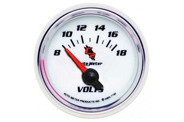 Voltmeter: 8-18V - C2 Air-Core Gauge (2 1/16)