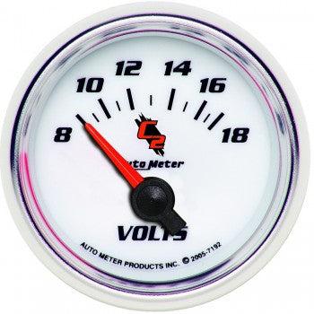 Voltmeter: 8-18V - C2 Air-Core Gauge (2 1/16)