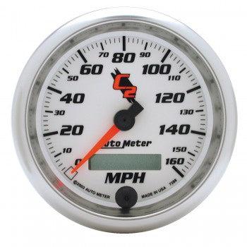 Speedometer: 0-160 MPH - C2 Electric Gauge (3 3/8)