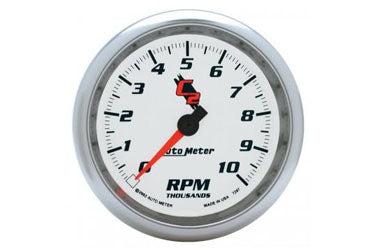 Tachometer: 0-10,000 RPM - C2 In-Dash Gauge (3 3/8)