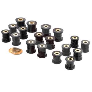 Energy Suspension Rear Upper and Lower Control Arm Bushings for 350Z/G35 (7.3122G)