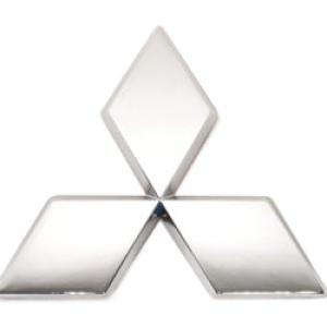 Mitsubishi Rear Trunk Diamond Emblem - Evo 7/8/9