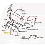 Mitsubishi OEM Diamond Front Badge for Evo X (7415A603)
