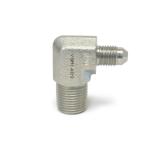 Techna-Fit -4AN 90° to 3/8 NPT Male Steel Turbo Adapter Fitting (782246)