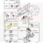 Mitsubishi OEM Relay Box Mounting Bracket for Evo X (8565A120)