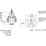 Weldon Racing -12AN Bypass FPR with Teflon Diaphragm