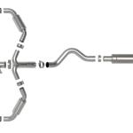 aFe Gemini XV Cat-Back Exhaust for 2023+ Toyota GR Corolla (49-36067/49-36070)