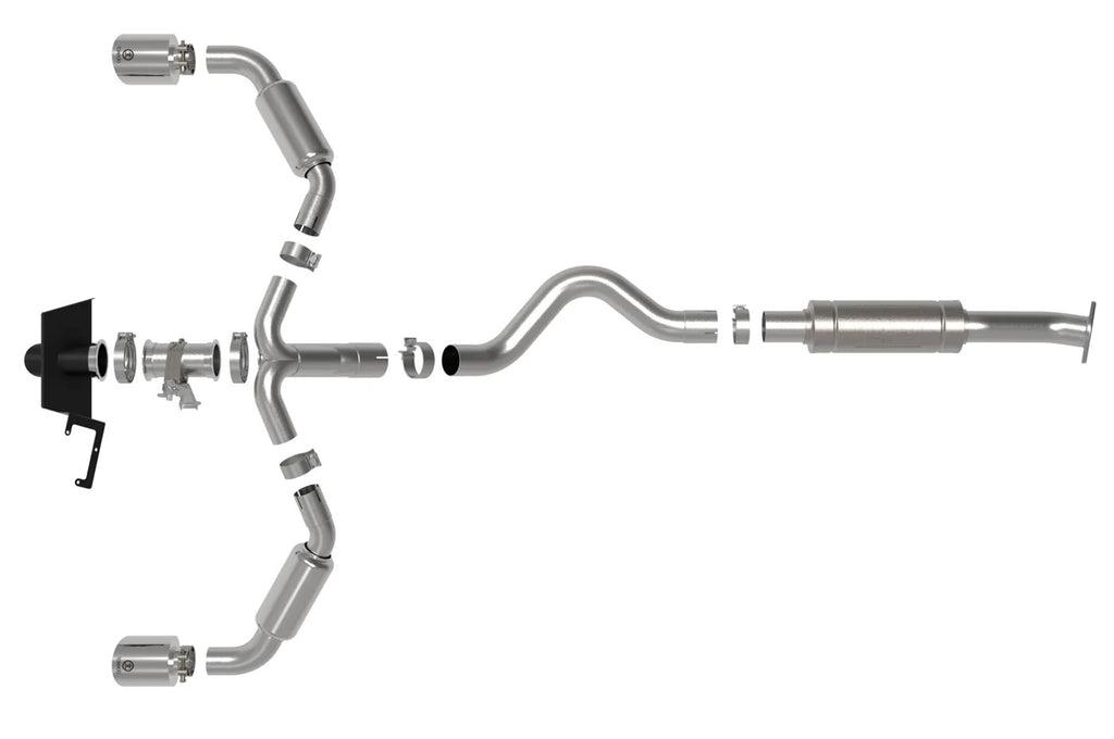aFe Gemini XV Cat-Back Exhaust for 2023+ Toyota GR Corolla (49-36067/49-36070)