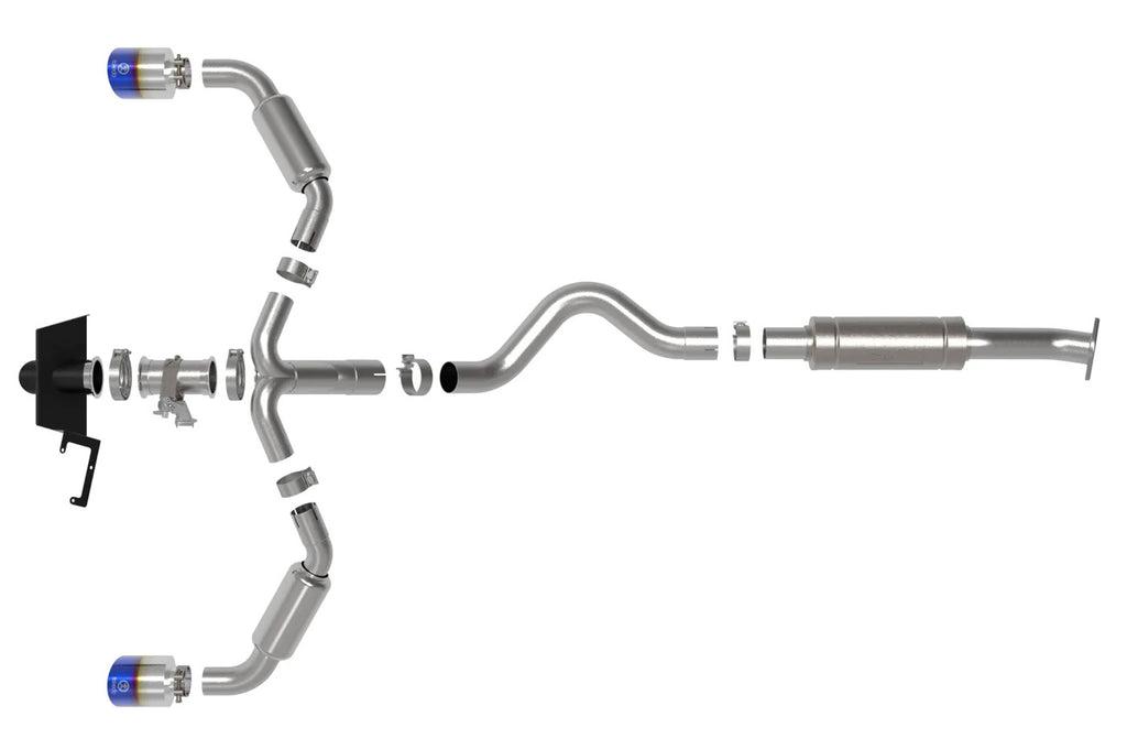 aFe Gemini XV Cat-Back Exhaust for 2023+ Toyota GR Corolla (49-36067/49-36070)