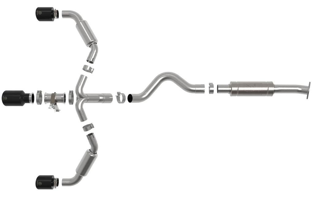 aFe Gemini XV Cat-Back Exhaust for 2023+ Toyota GR Corolla (49-36067/49-36070)