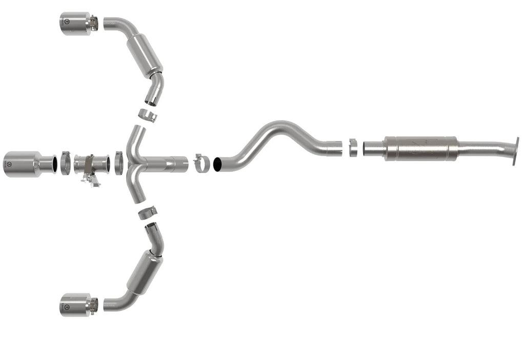 aFe Gemini XV Cat-Back Exhaust for 2023+ Toyota GR Corolla (49-36067/49-36070)