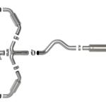 aFe Gemini XV Cat-Back Exhaust for 2023+ Toyota GR Corolla (49-36067/49-36070)