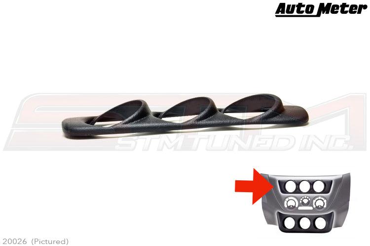 Auto Meter Triple Upper Console Gauge Pod - Evo 7/8/9