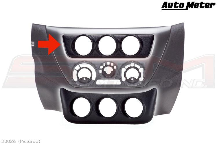 Auto Meter Triple Upper Console Gauge Pod - Evo 7/8/9