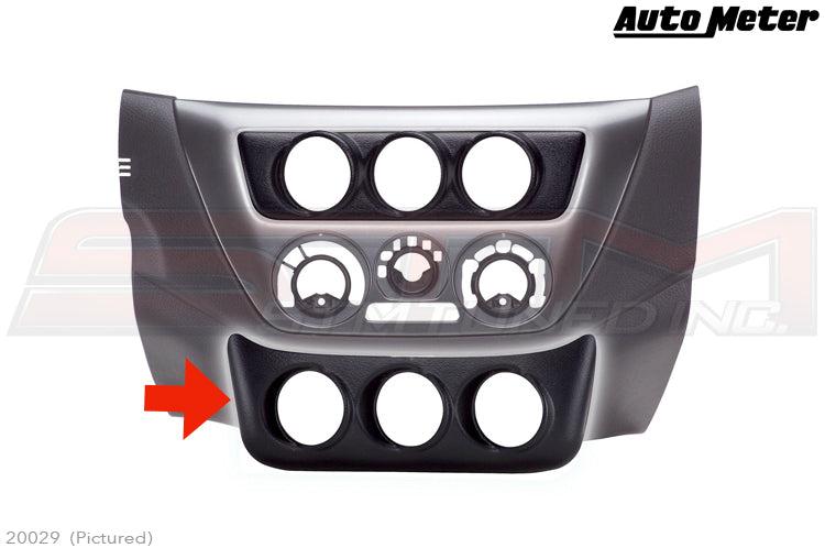Auto Meter Triple Lower Console Gauge Pod - Evo 7/8/9