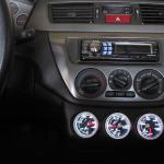 Auto Meter Triple Lower Console Gauge Pod - Evo 7/8/9