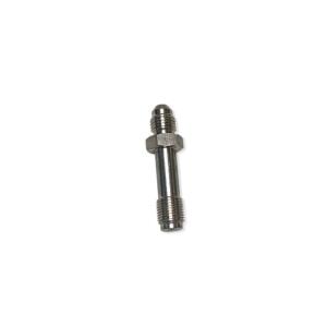*TALL* Oil Feed Fitting - -4an with Built in Restrictor
