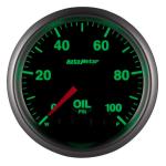 AutoMeter 52mm Elite Digital Stepper Motor 0-100 PSI Oil Pressure Gauge (5652)