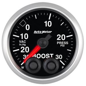 AutoMeter 52mm Elite Digital Stepper Motor -30 to 30 PSI Boost/ Vacuum Gauge (5677)