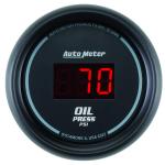 AutoMeter 52mm Sport Comp Digital 5-100 PSI Oil Pressure Gauge (6327)