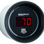 AutoMeter 52mm Sport Comp Digital 5-100 PSI Oil Pressure Gauge (6327)