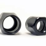 Russell Full Flow Hose End Black Sockets (Pair of 2)