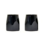 Russell Full Flow Hose End Black Sockets (Pair of 2)