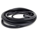 STM Black Silicone Vacuum Hose (Sold by the Foot)