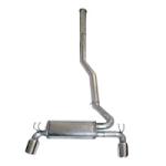 Buschur Cross Flow Catback Exhaust for Evo X