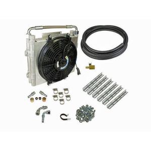 BD Diesel Xtrude Double Stacked Transmission Cooler Kit - Universial 0.50 in Tubing