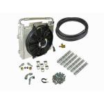 BD Diesel Xtrude Double Stacked Transmission Cooler Kit - Universial 0.50 in Tubing
