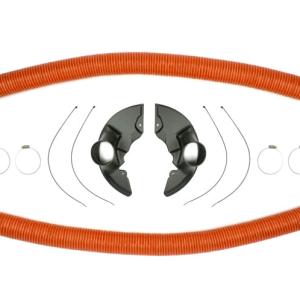 APR Brake Duct Hose and Rotor Backing Plates for 15-21 WRX/15-17 STi (CF-815654)