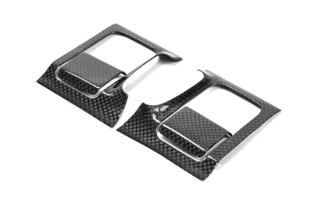 Seibon Carbon Fiber Interior Door Trim Set for R35 GTR 2009-2016 (CFI0910NSGTR-C)