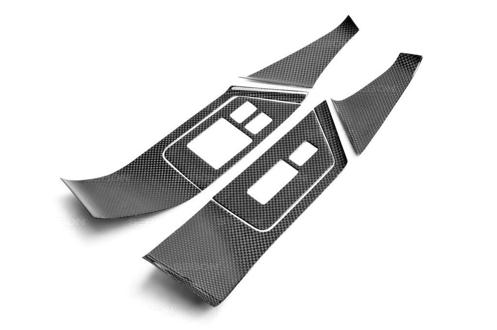 Seibon Carbon Fiber Interior Door Trim Set for R35 GTR 2009-2016 (CFI0910NSGTR-C)