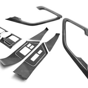 Seibon Carbon Fiber Interior Door Trim Set for R35 GTR 2009-2016 (CFI0910NSGTR-C)