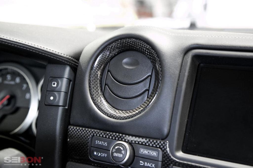 Seibon Carbon Fiber Interior Trim Set for R35 GTR (CFI0910NSGTR-D)