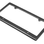 Seibon Carbon Fiber License Plate Frame with 4-Bolt Mount (CFLPF4)