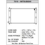 CSF Mitsubishi Evo X Factory Replacement Radiator (7019)