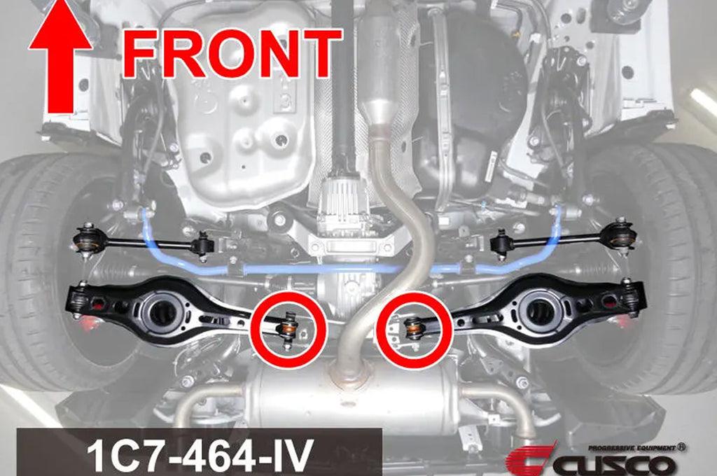 Cusco Rear Lower Control Arm Bushings for 2023+ Toyota GR Corolla (1C7 464)
