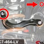 Cusco Rear Upper Control Arm Bushings for 2023+ Toyota GR Corolla (1C7 464)