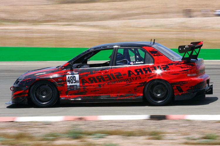 APR Carbon Fiber Front Wind Splitter with Rods for Evo 8 (CW-483008)