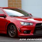 APR Carbon Fiber Front Wind Splitter with Rods for Evo X (CW-489110)